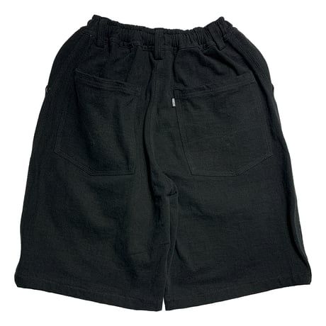 TELEVISISTAR TAGG DOUBLE KNEE TVS SHORT BAGGY OG -JETBLACK