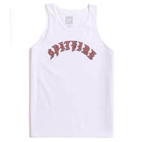 SPITFIRE OLD E FILL TANK TOP - WHITE