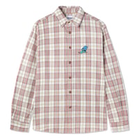 BUTTER GOODS BUCKET PLAIDSHIRT - RED