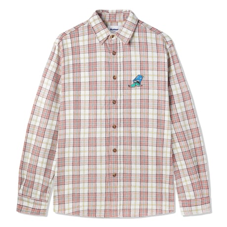 BUTTER GOODS BUCKET PLAIDSHIRT - RED