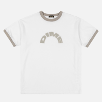 DIME ARCH RINGER TEE - WHITE