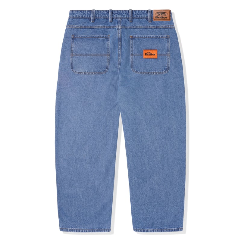 パンツ BUTTERGOODS SUNTOSUOSSO DENIM Santosuosso Denim Jeans, Washed Black – Butter Goods USA