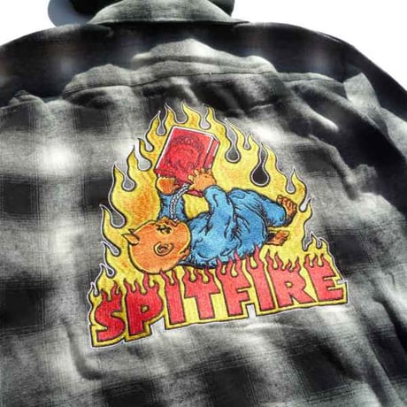 SPITFIRE SPITFIRE DEMONSEED HOODED FLANNEL SHIRT