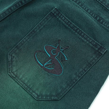 YARDSALE FADED SLUB PHANTASY JEANS - GREEN
