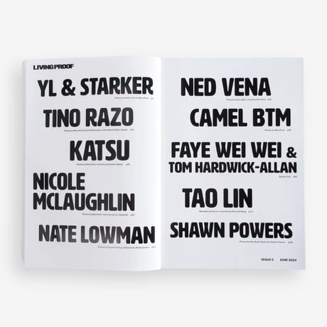 LIVING PROOF MAGAZINE ISSUE 6