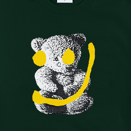 CLASSIC GRIP BEAR TEE - F,GREEN