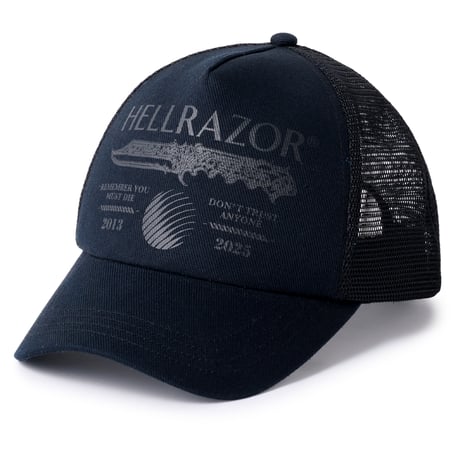 HELLRAZOR X MOZYSKEY DTA TRICKER CAP - BLACK