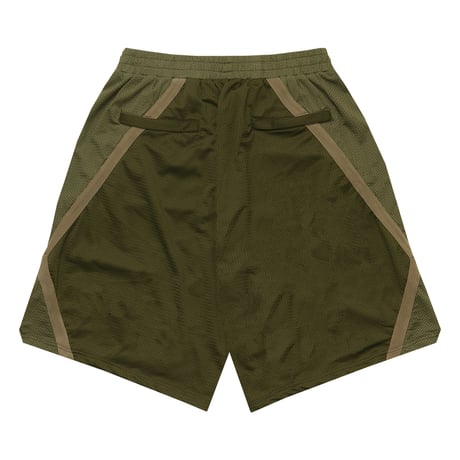 WHIMSY BASKET MESH SHORT - OLIVE
