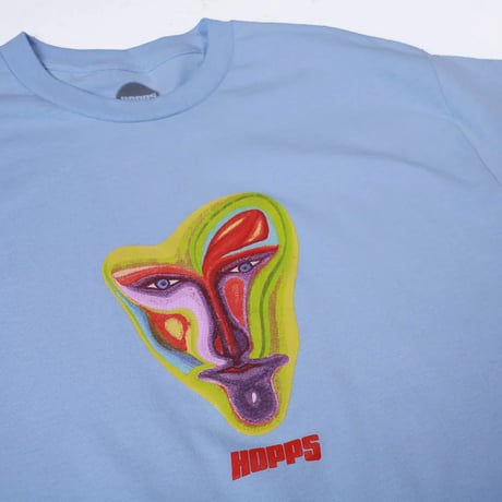 HOPPS JENNIFER TRAUB ARTIST TEE - L,BLUE
