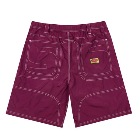 BRONZE 56K DOUBLE KNEE SHORTS - EGGPLANT