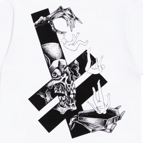 DEATHWISH TRAPPED TEE - WHITE