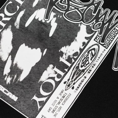 TIMESCAN SEARCH & DESTROY CREWNECK - BLACK