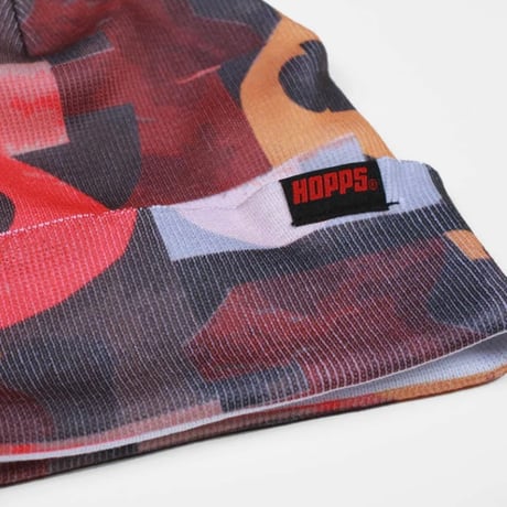 HOPPS ABSTRACTION KNIT BEANIE - MULTI