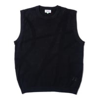 DEMARCOLAB VENT DOODLE VEST - BLACK