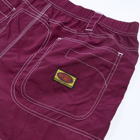 BRONZE 56K DOUBLE KNEE SHORTS - EGGPLANT
