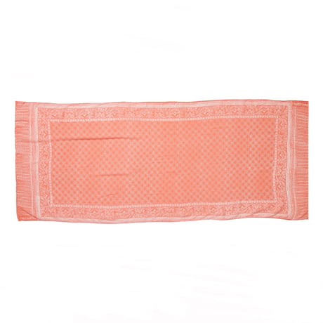 RAJABROOKE BATIK WAU STOLE - SALMON PINK