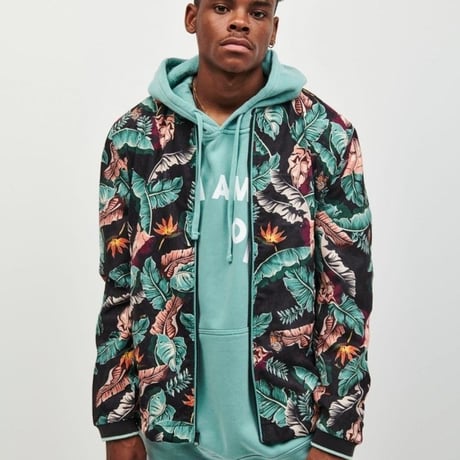 DIAMOND SUPPLY CO TOROPIAL PARADISE JACKET-BLACK
