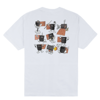 CLASSIC GRIP GIRL ROLL TEE- WHITE