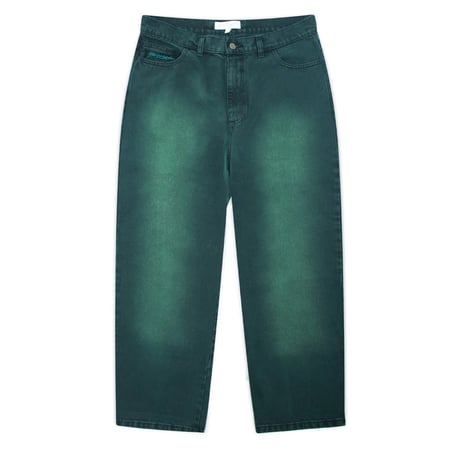 YARDSALE FADED SLUB PHANTASY JEANS - GREEN