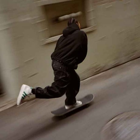 ADIDASSKATEBOARDING  SUPERSKATE - CLEAR GRANITE / COLLEGIATE GREEN