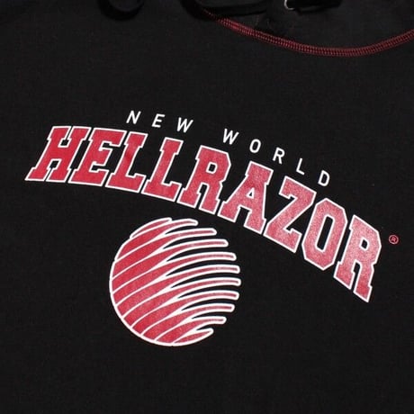 HELLRAZOR AUTHENTIC COLLAGE PULLOVER - BLACK