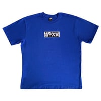 TELEVISI STAR LOGO BOX TEE - BLUE