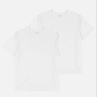 DIME 2PACK BASICS TEE - WHITE