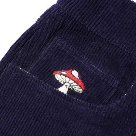 BUTTER GOODS X SMURFS MUSHROOM CORDUROY SHORTS - INDIGO