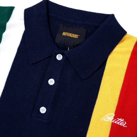 BUTTER GOODS SANTOSUOSSO POLO SHIRT-MULTI