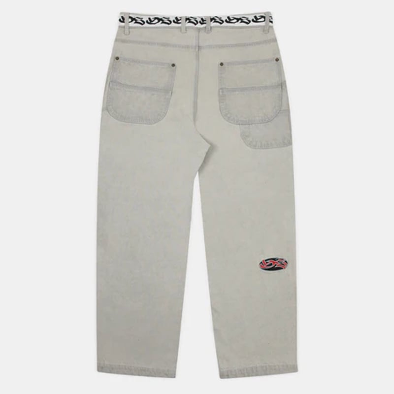 YARDSALE BOSS TROUSERS - SILVER | BOTTOM LINE
