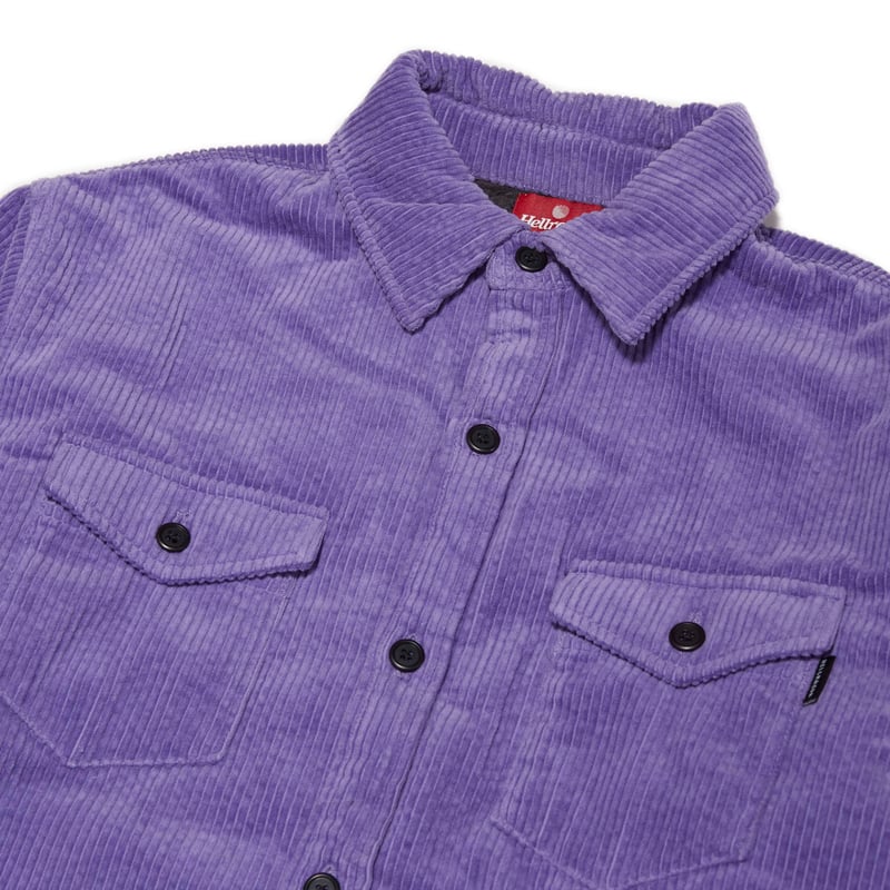 HELLRAZOR CORDUROY SHIRT JACKET-PURPLE | BOTTOM
