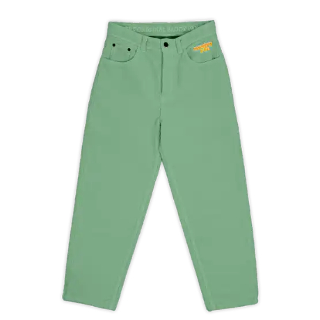 HOMEBOY X-TRA BAGGYCORD PANTS - GREENERY