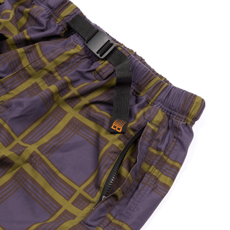 BRONZE56K PLAID SHORT - PURPLE