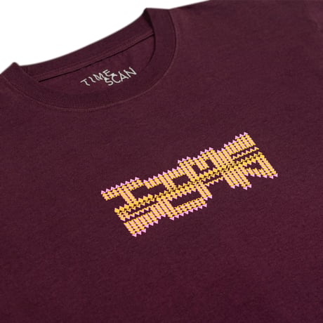 TIMESCAN TRIBAL TEE - BURGUNDY