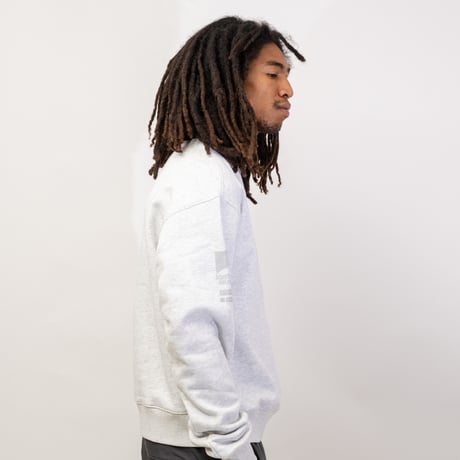 INTERBREED IB RECORDS HEAVY WEIGHT CREWNECK - ASH