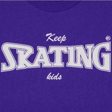 CLASSIC GRIP KEEP SKATING KIDS TEE-PURPLE