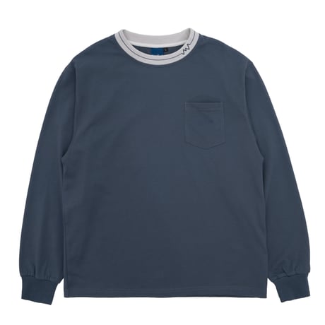 INTERBREED FAT BEAT L/S TEE - SLATE
