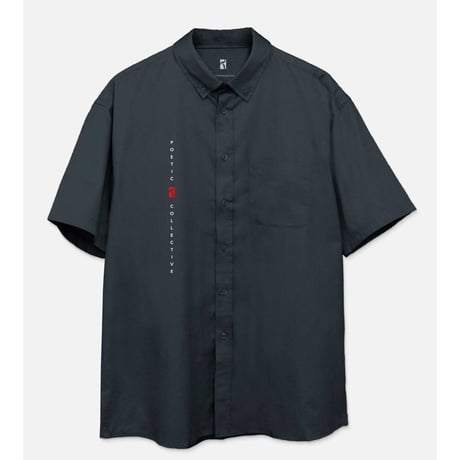 POETIC COLLECTIVE SHORT SLEEVED SHIRT - ZINC