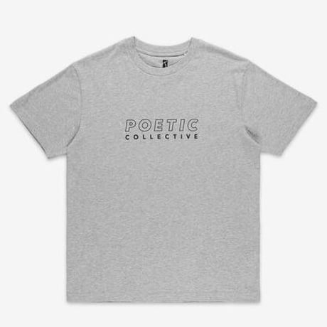 POETIC COLLECTIVE LOOSE FIT TEE - GREY