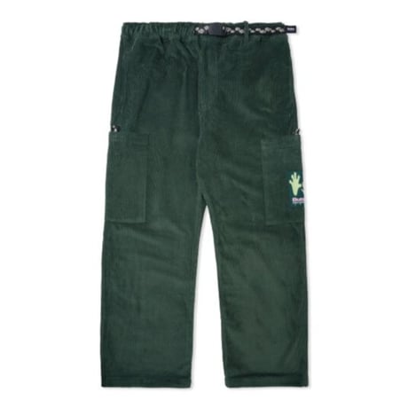 BUTTER GOODS CORDUROY CARGOPANTS - F,GREEN