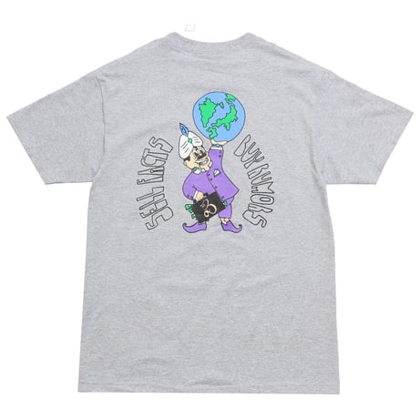 BEDLAM  GAIN  S/S TEE-H,GREY
