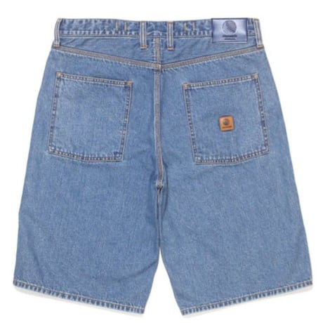 HELLRAZOR  BAGGIE DENIM SHORT - WASH INDIGO