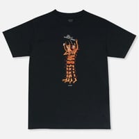 BAKER SKATEBOARDS THROWBACK FROM DEAD TEE - BLACK