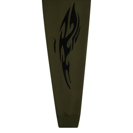 SCI-FI FANTASY ORIGIN ZIP HOOD - SAGE