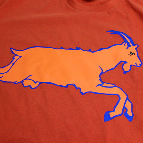 BEDLAM GOAT TEE - RUST