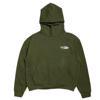 TELEVISISTAR TOVAL HOODIE - OLIVE FLEECE