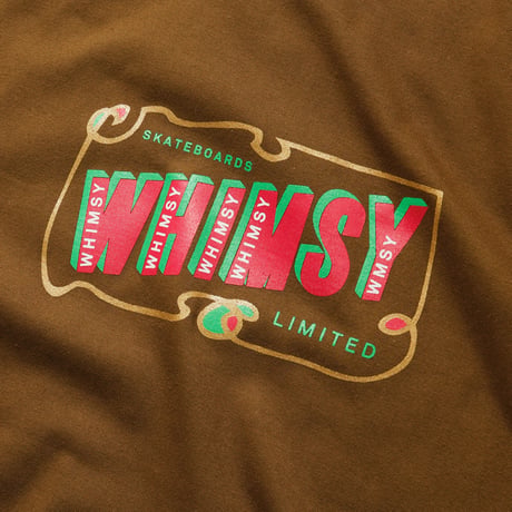 WHIMSY BRAINS TEE - BROWN