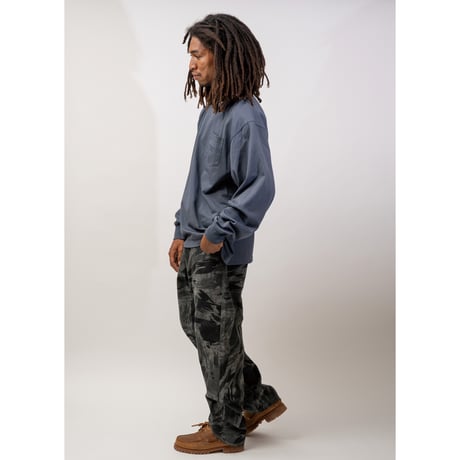 INTERBREED BRUSHED CAMO TROUSER - DARK SAND