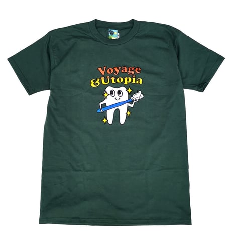 VOYAGE UTOPIA SHINE TEE -  F,GREEN