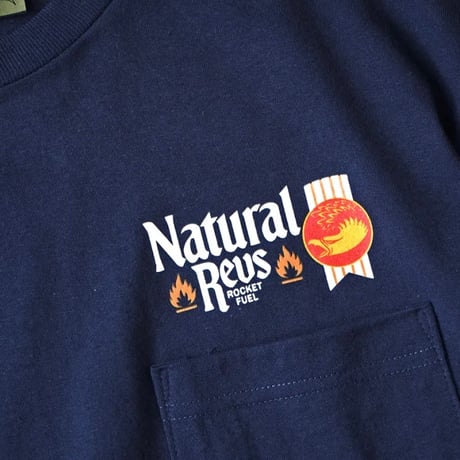 ANTI HERO NATTY REVS POCKET TEE - NAVY